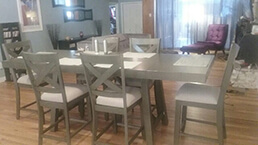 Grey chairs