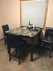 Enjoying my table